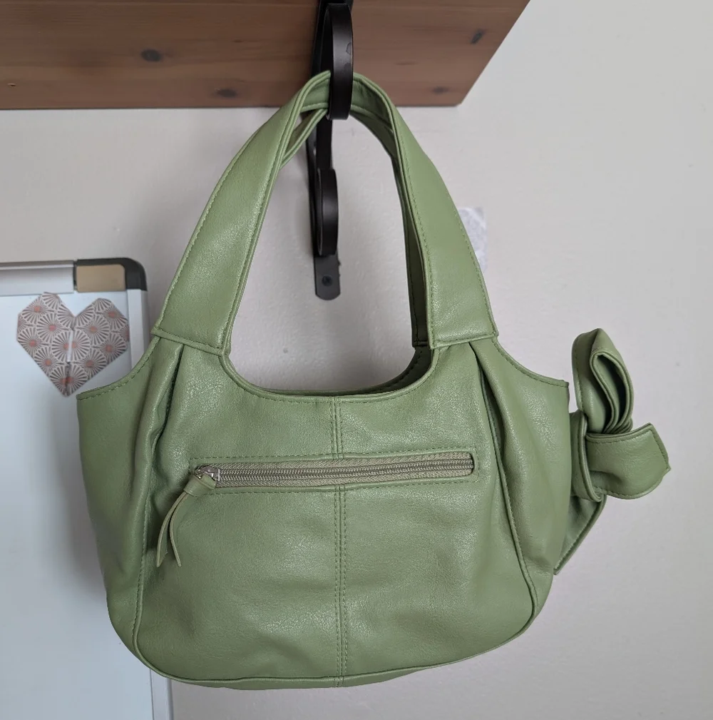 NWT Mini Vegan Leather Hobo Shoulder Bag - Picture 2 of 4